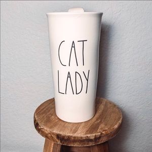 Rae Dunn Cat Lady Tumbler